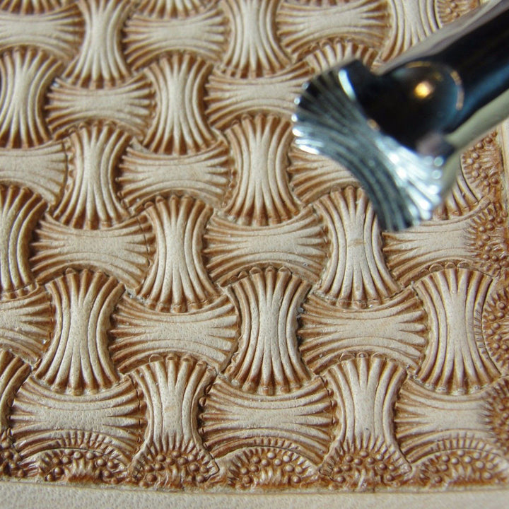 Axe Head Basket Weave Leather Stamp - Barry King | Pro Leather Carvers
