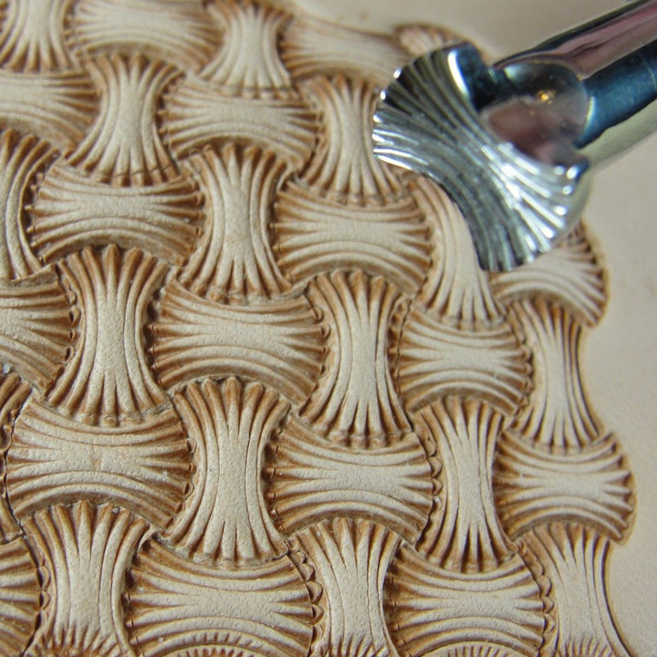 Axe Head Basket Weave Leather Stamp - Barry King | Pro Leather Carvers