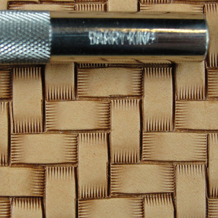 Brick w/ Lines Geo Leather Stamp - Barry King | Pro Leather Carvers