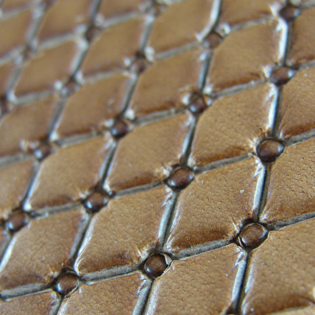 Small Quilted Geometric Pattern Stamp, Stainless | Pro Leather Carvers