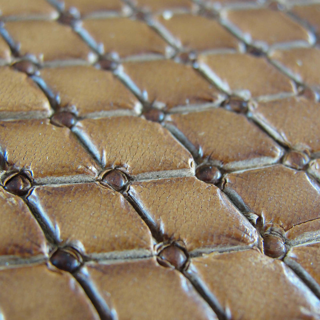 Small Quilted Geometric Pattern Stamp, Stainless | Pro Leather Carvers