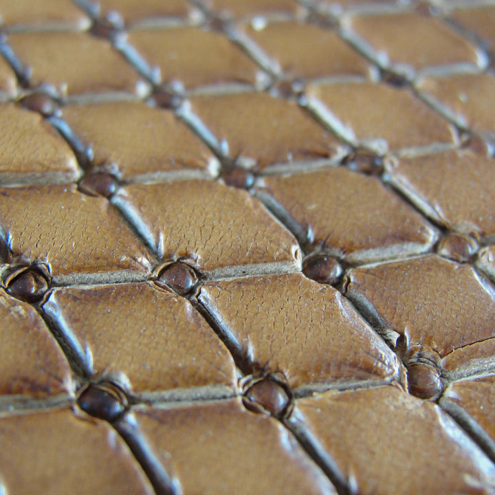 Small Quilted Geometric Pattern Stamp, Stainless | Pro Leather Carvers