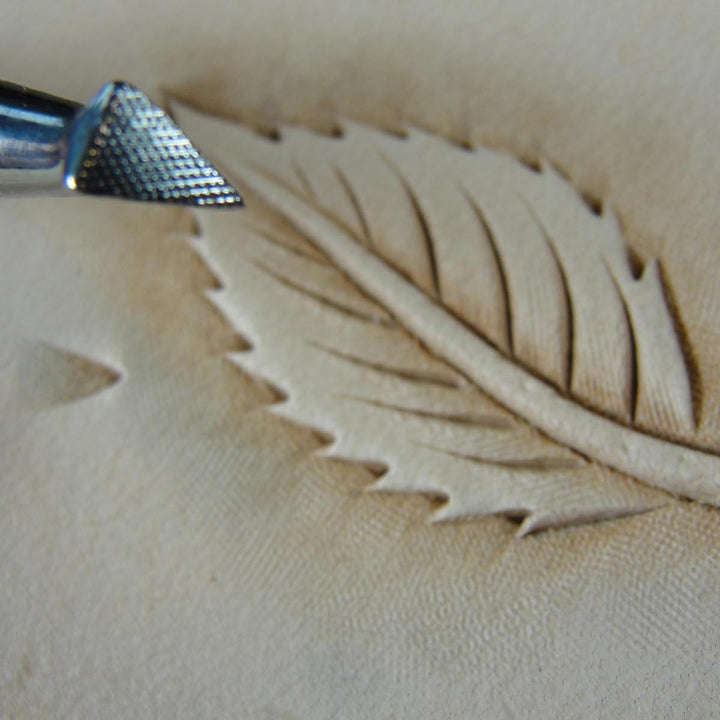 Checkered Triangle Beveler Leather Stamp - King | Pro Leather Carvers