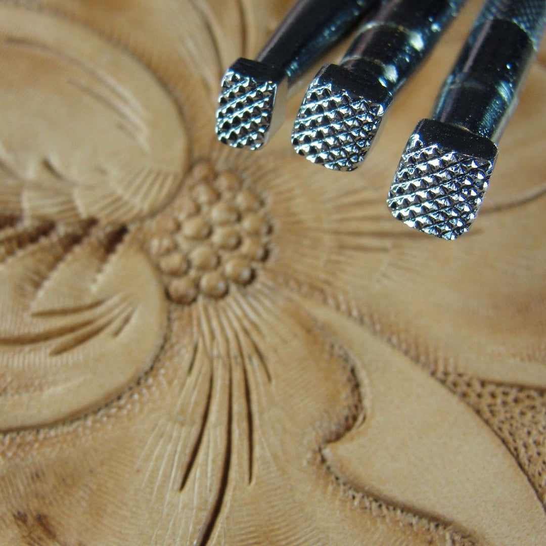 Coarse Checkered Bevelers - Leather Stamp Set | Pro Leather Carvers