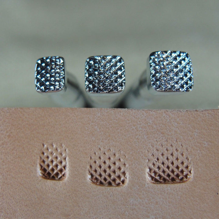 Coarse Checkered Bevelers - Leather Stamp Set | Pro Leather Carvers