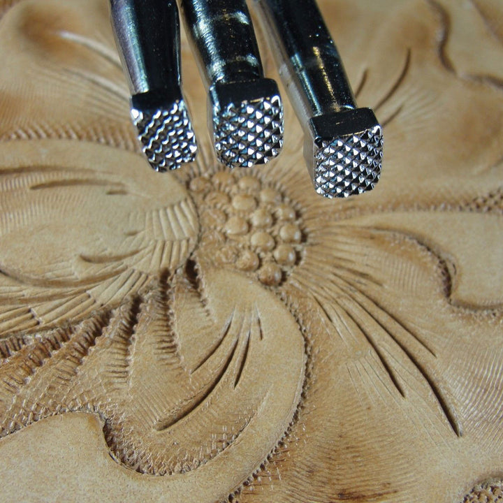 Coarse Checkered Bevelers - Leather Stamp Set | Pro Leather Carvers