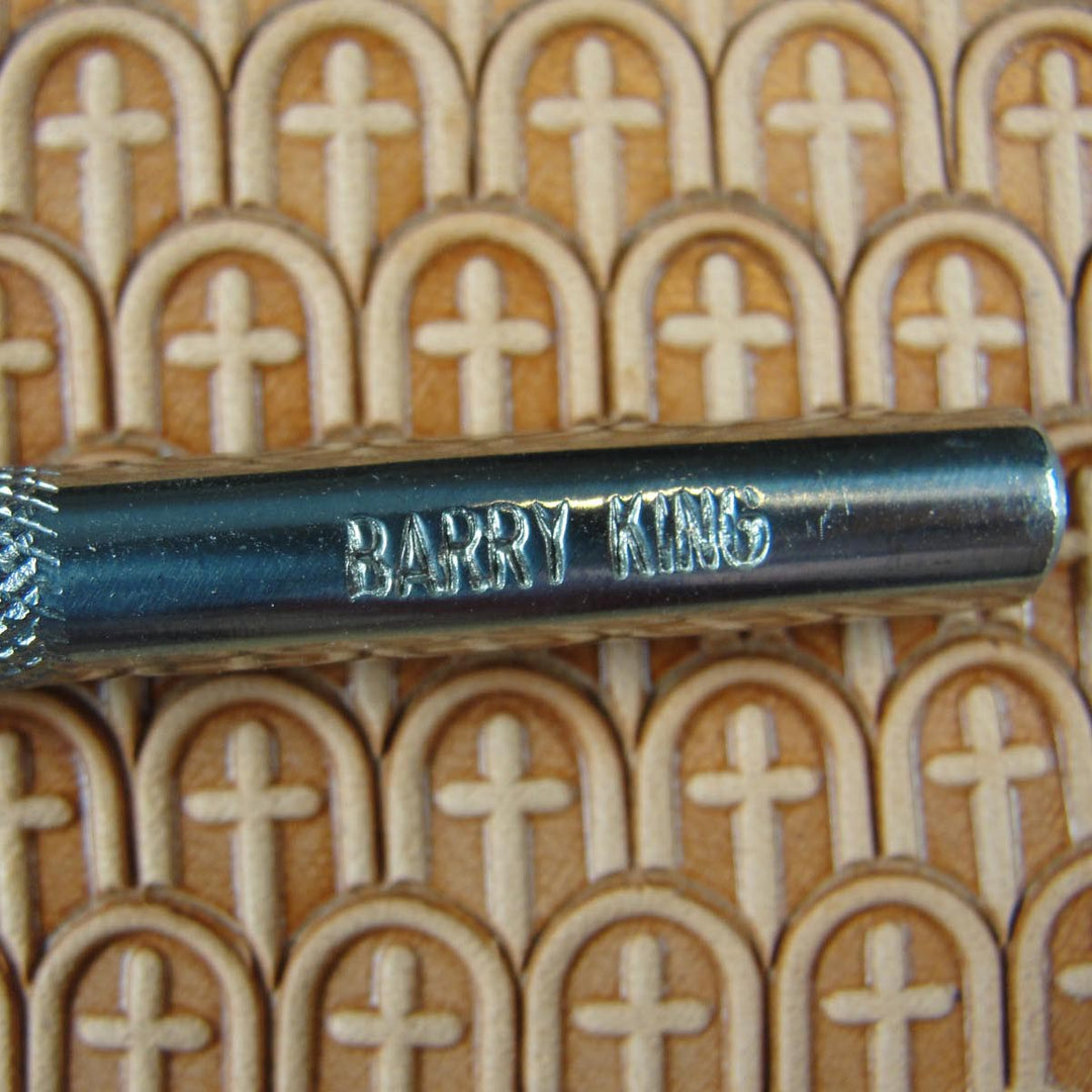 Cross Geometric Leather Stamp - Barry King Tool | Pro Leather Carvers