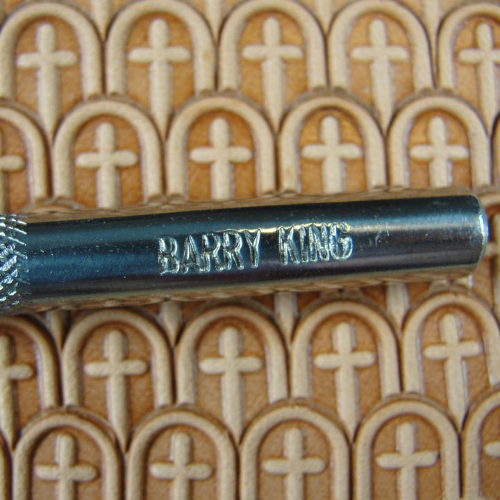 Cross Geometric Leather Stamp - Barry King Tool | Pro Leather Carvers