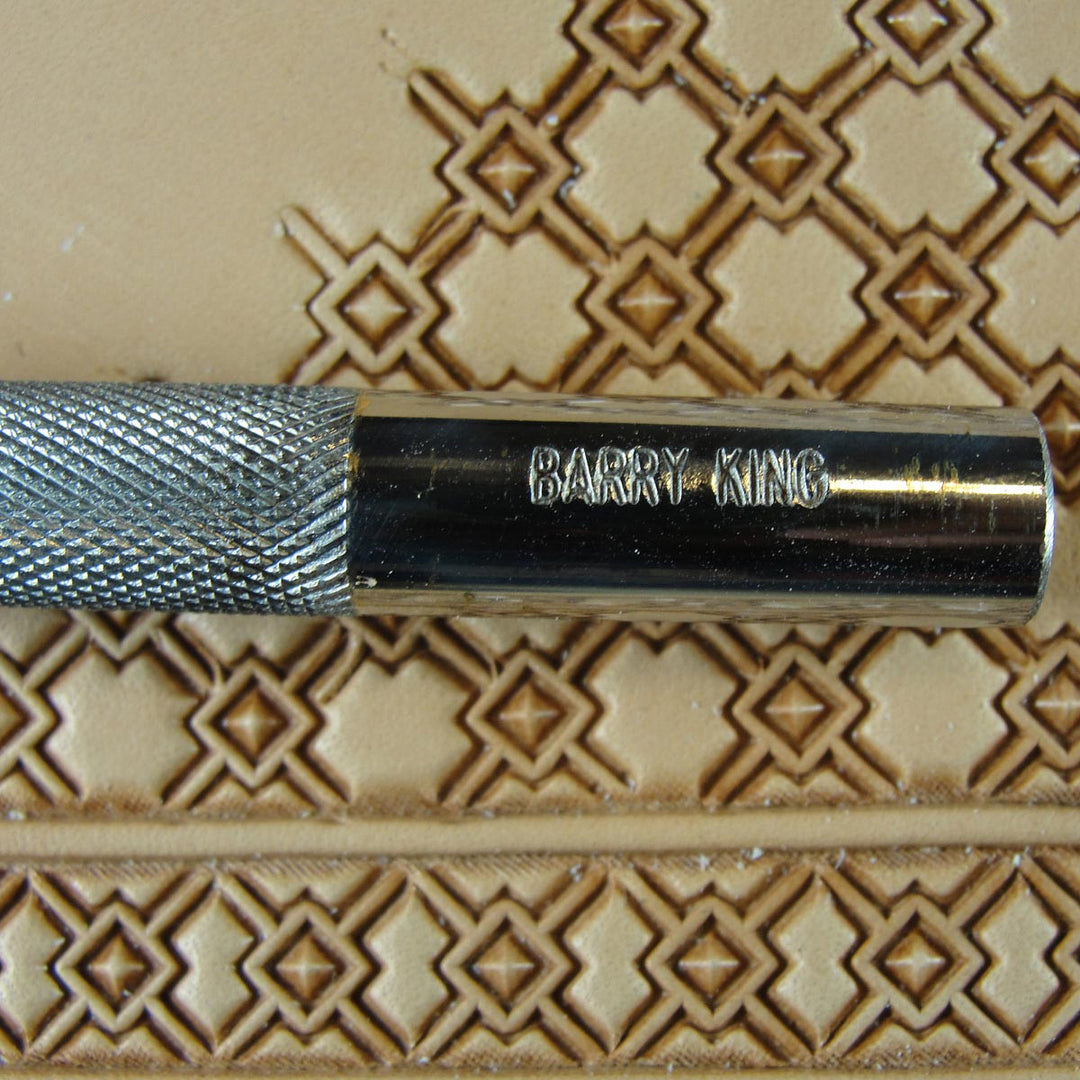 Crosshair Square Geo Leather Stamp - Barry King | Pro Leather Carvers