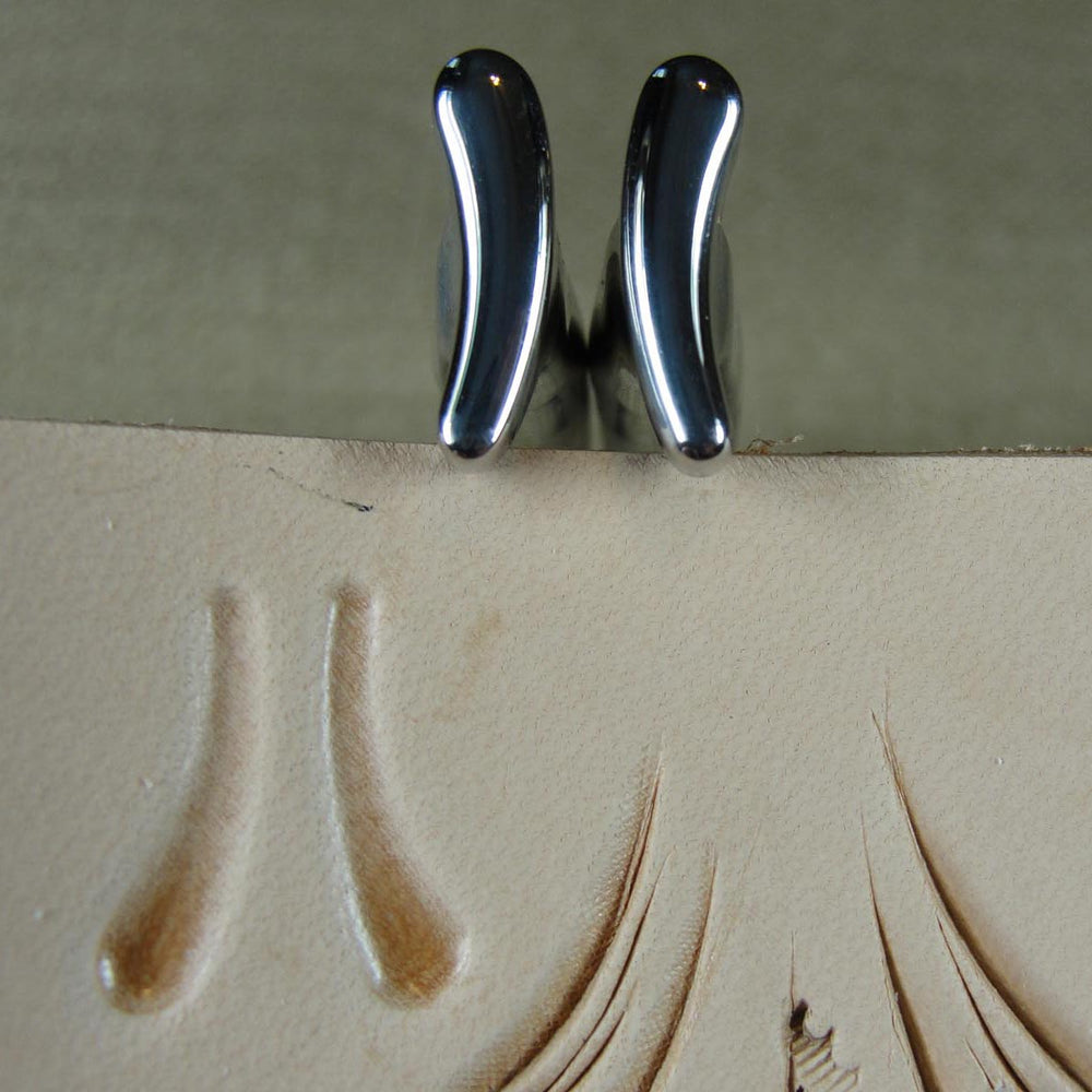 Curved Thumb Print Leather Stamps - Barry King | Pro Leather Carvers