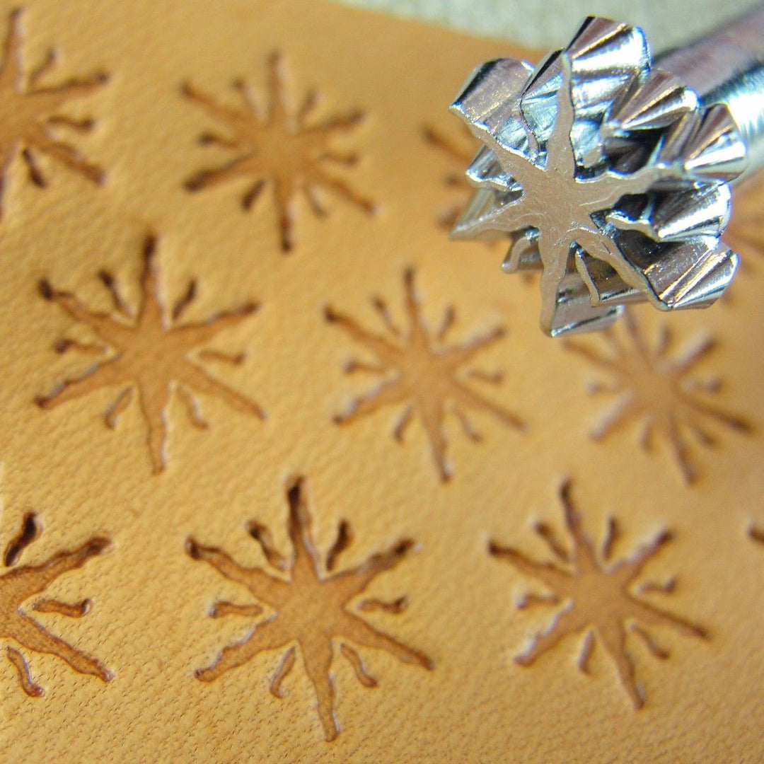 E261 Geometric Star Leather Stamp - Craft Japan | Pro Leather Carvers