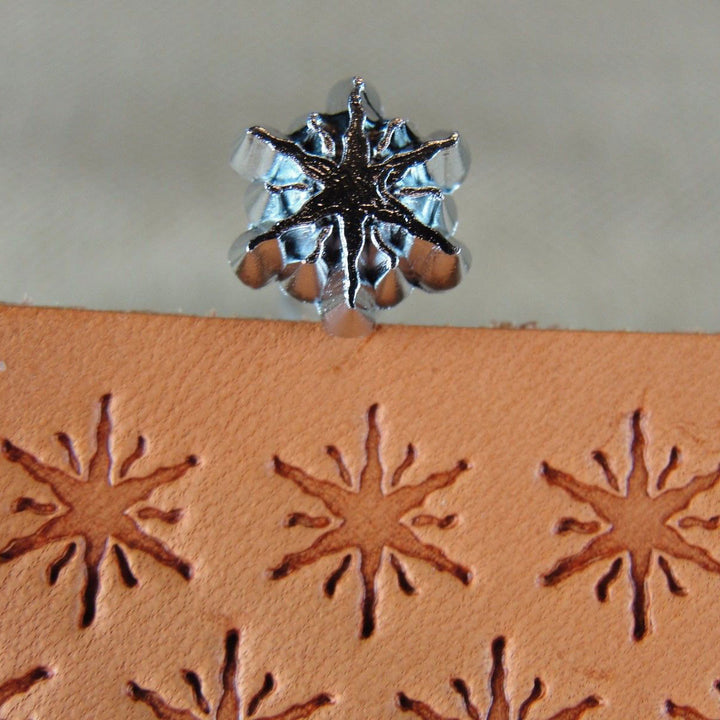 E261 Geometric Star Leather Stamp - Craft Japan | Pro Leather Carvers
