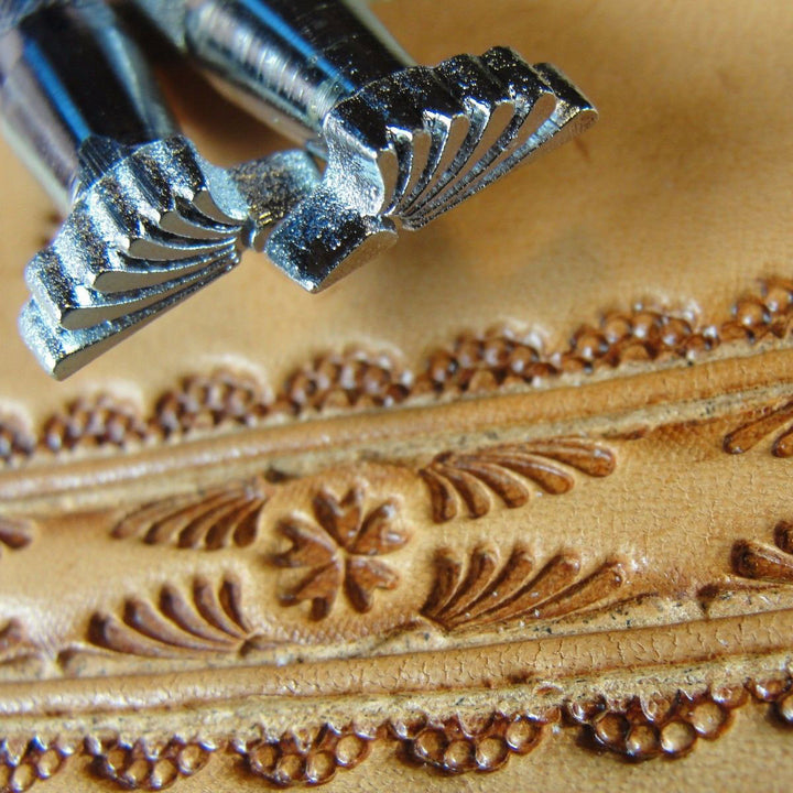 E319L/R Geometric Border Leather Stamp Set | Pro Leather Carvers