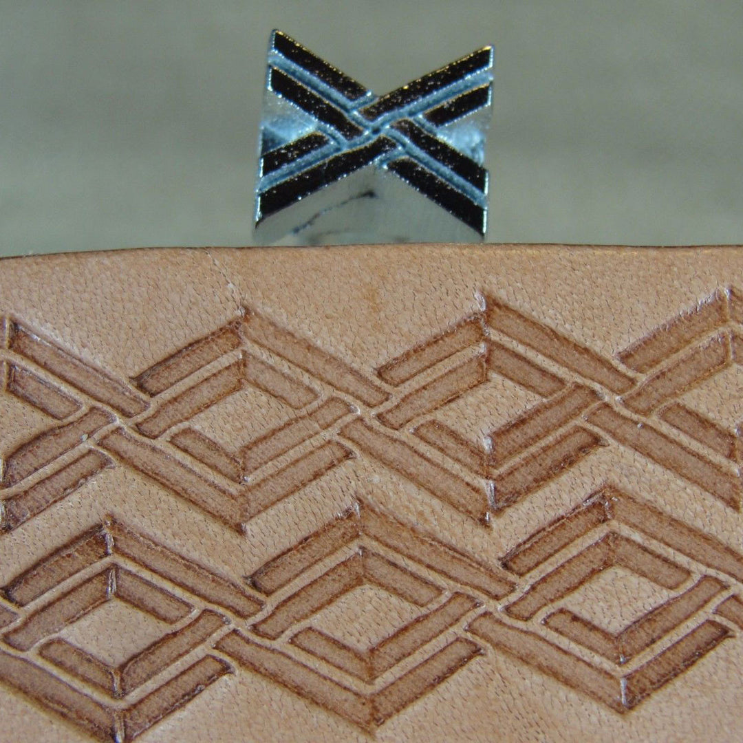 E337 Geometric Leather Stamp - Craft Japan | Pro Leather Carvers