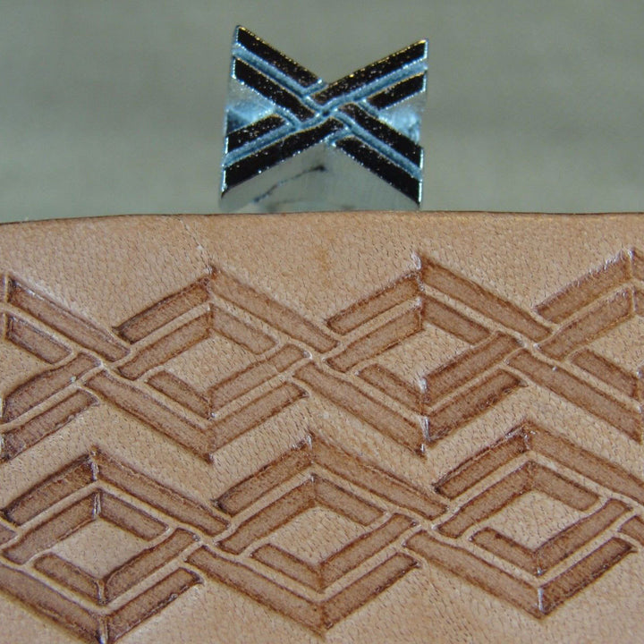 E337 Geometric Leather Stamp - Craft Japan | Pro Leather Carvers