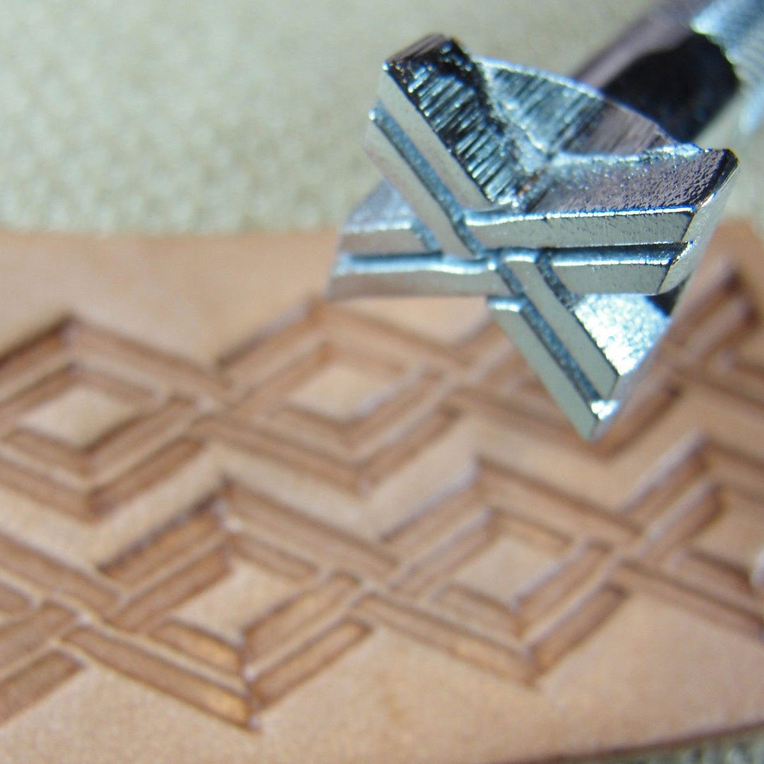 E337 Geometric Leather Stamp - Craft Japan | Pro Leather Carvers