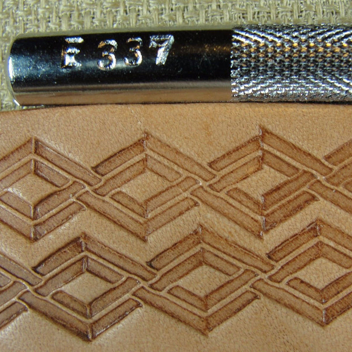 E337 Geometric Leather Stamp - Craft Japan | Pro Leather Carvers