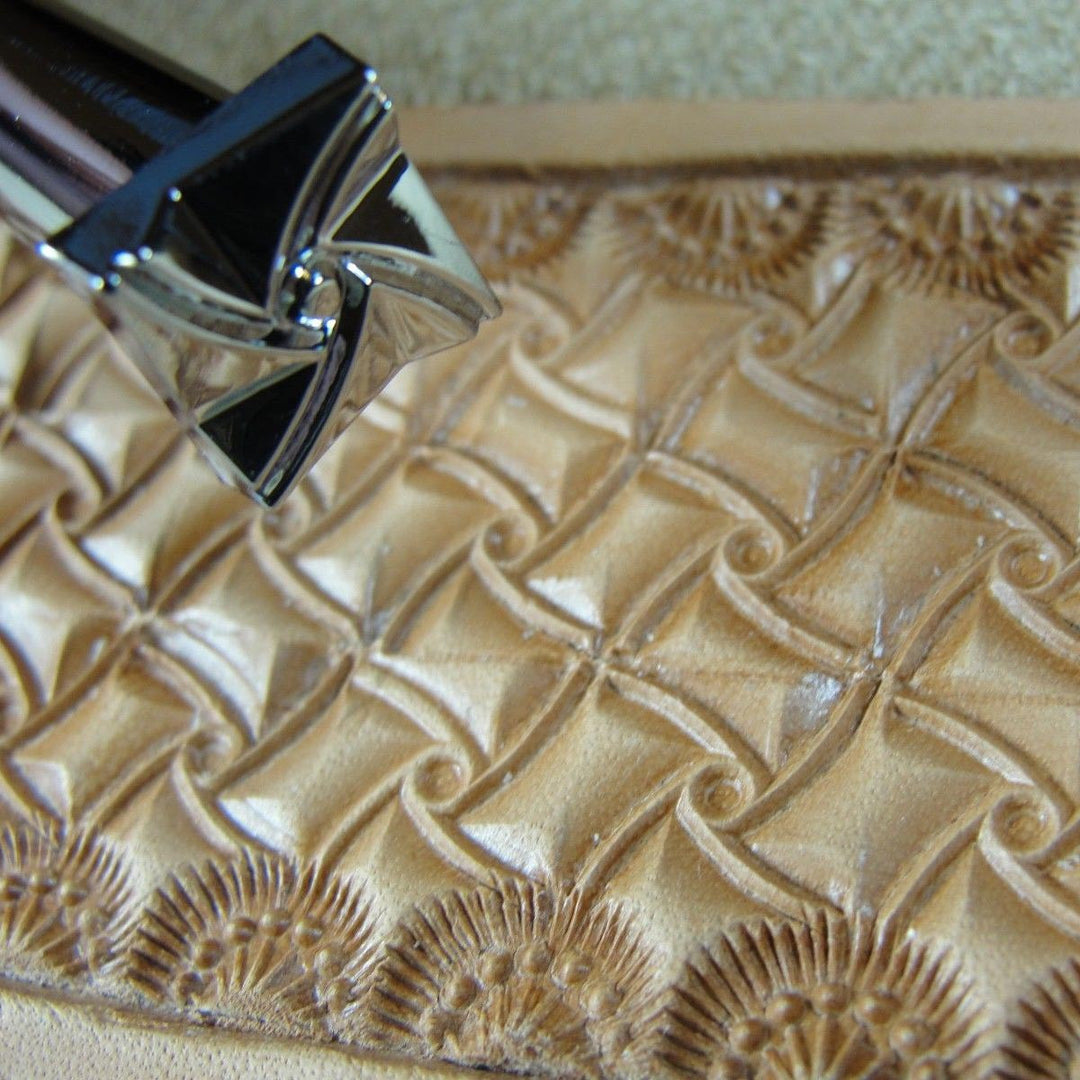 E685-S Small Crazy Legs Geometric Leather Stamp | Pro Leather Carvers
