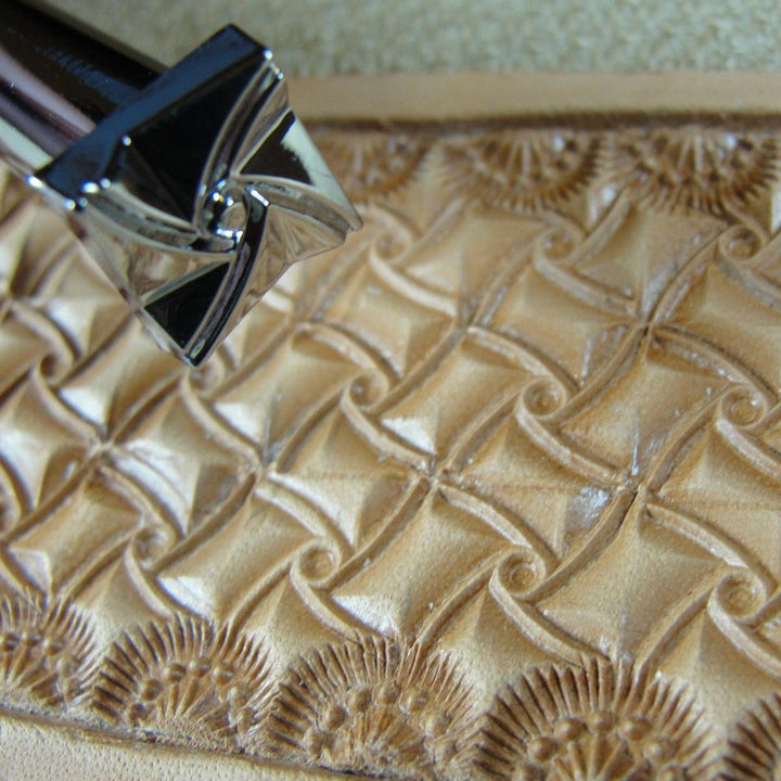 E685-S Small Crazy Legs Geometric Leather Stamp | Pro Leather Carvers