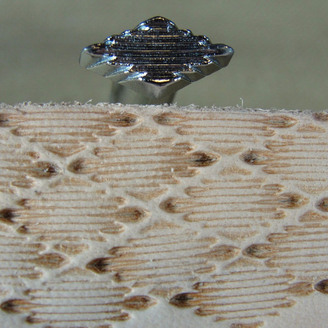 F926D Diamond Geometric Leather Stamp | Pro Leather Carvers