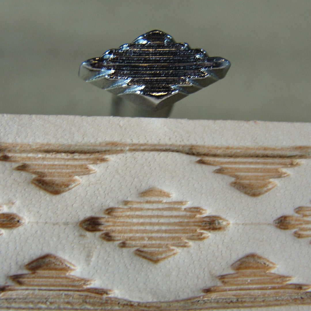 F926D Diamond Geometric Leather Stamp | Pro Leather Carvers
