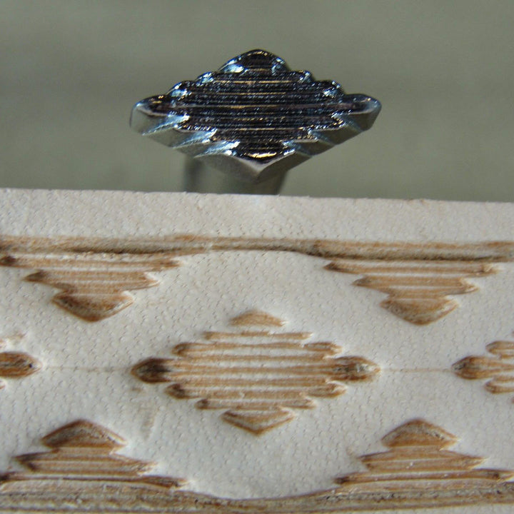 F926D Diamond Geometric Leather Stamp | Pro Leather Carvers