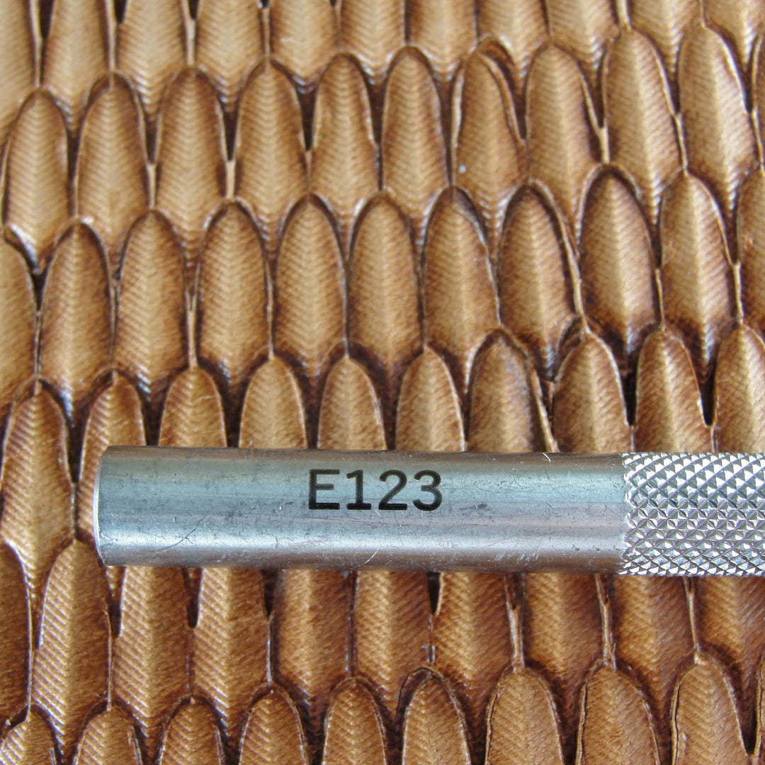 Feather Geometric Stamp - Stainless Steel | Pro Leather Carvers