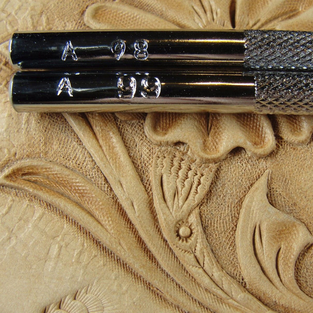 Fine Checkered Background Leather Stamp Set | Pro Leather Carvers