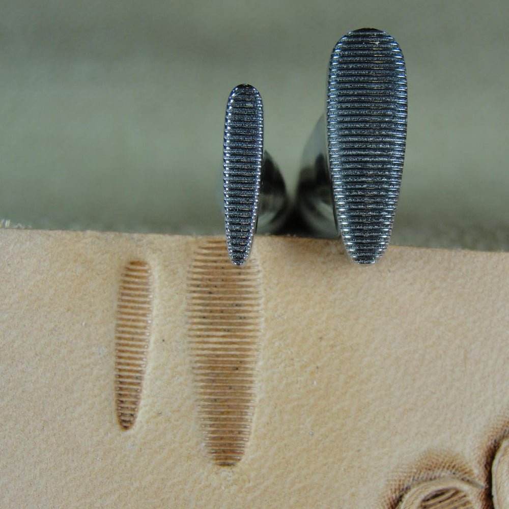 Horizontal Thumb Print Leather Stamps - King | Pro Leather Carvers