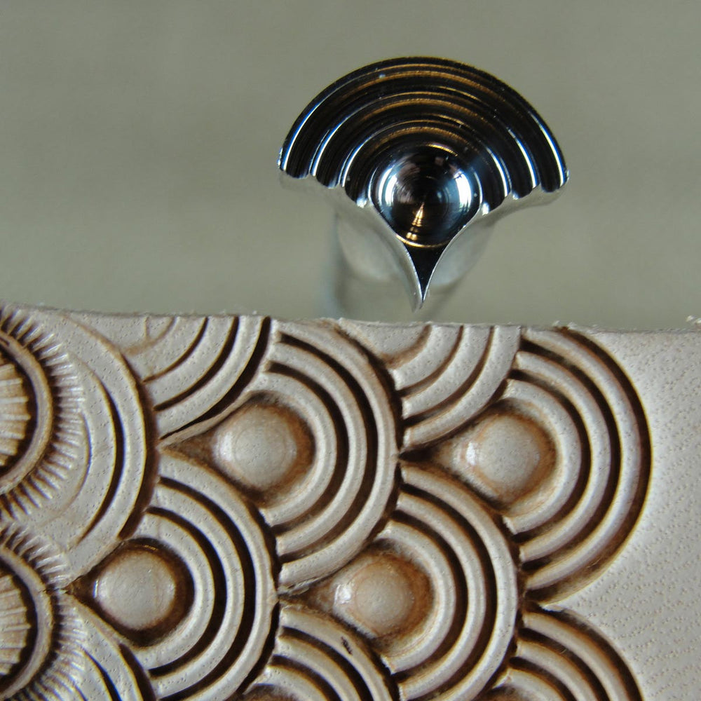 Loop Shell Geometric Leather Stamp - Barry King | Pro Leather Carvers
