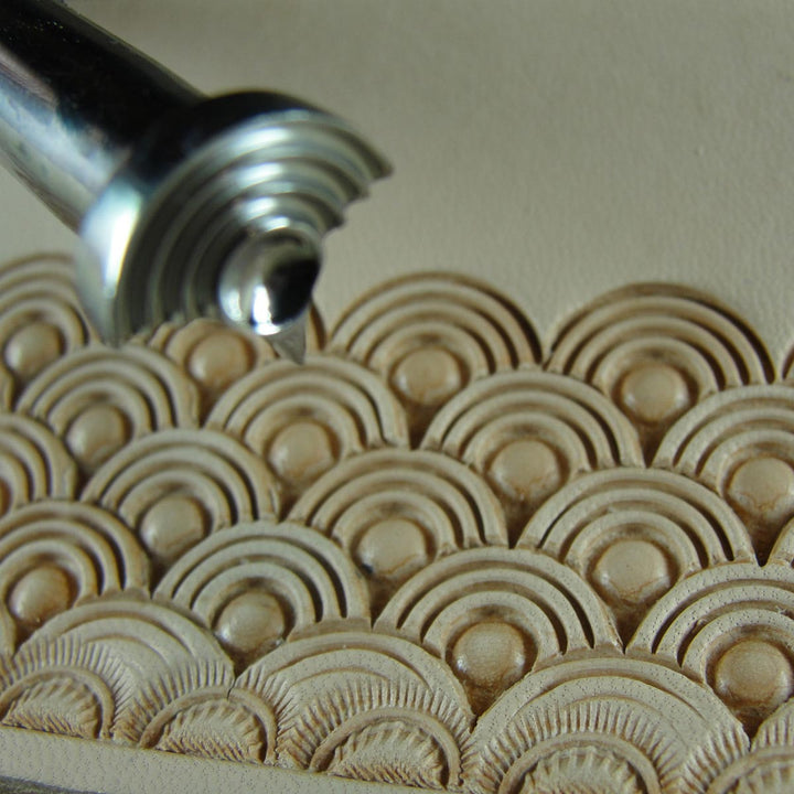 Loop Shell Geometric Leather Stamp - Barry King | Pro Leather Carvers