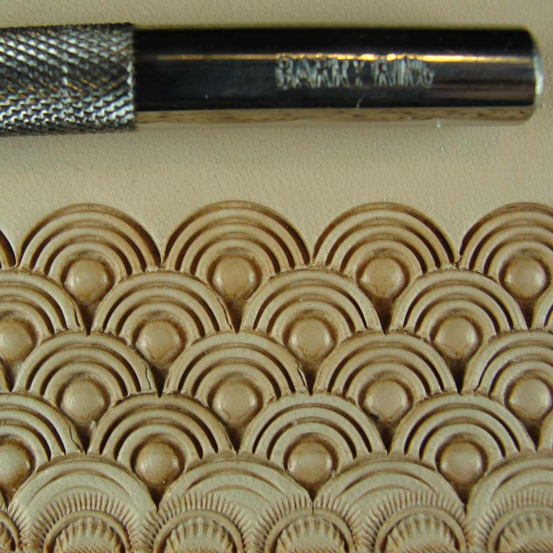 Loop Shell Geometric Leather Stamp - Barry King | Pro Leather Carvers