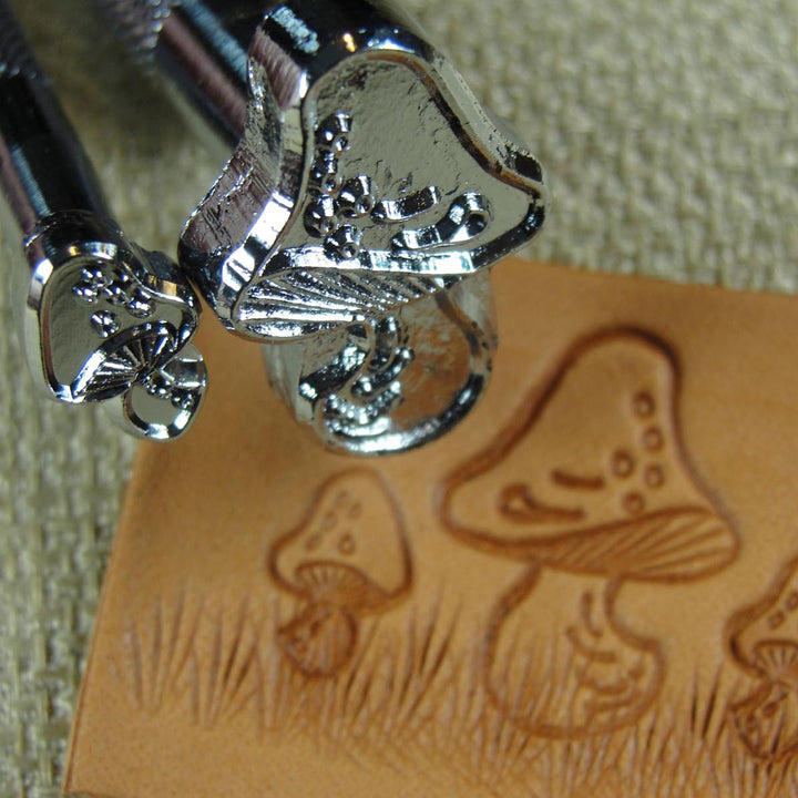 K158/K159 Mushroom Leather Stamp Set - Japan | Pro Leather Carvers