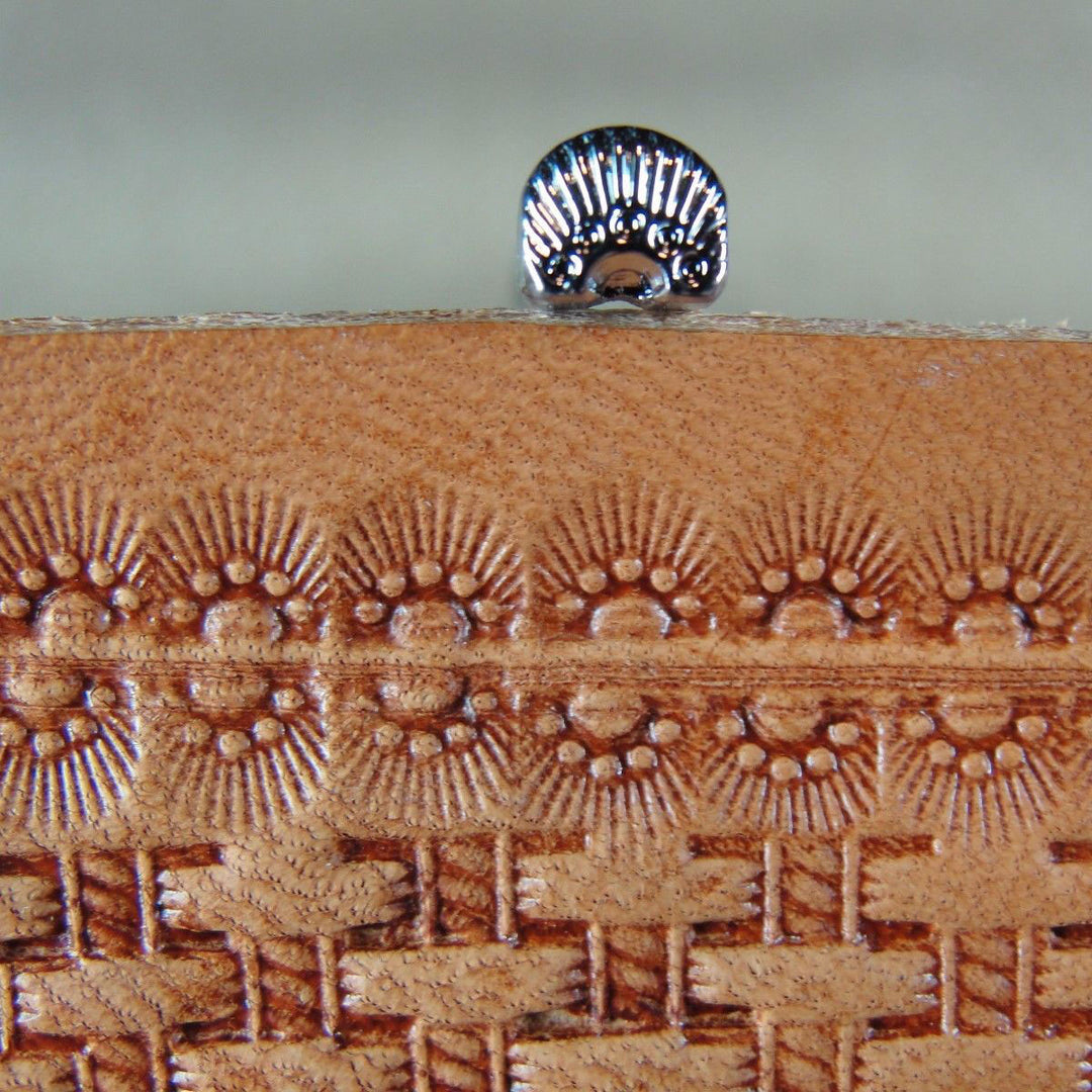 N303 Small 5-Seed Border Leather Stamp | Pro Leather Carvers