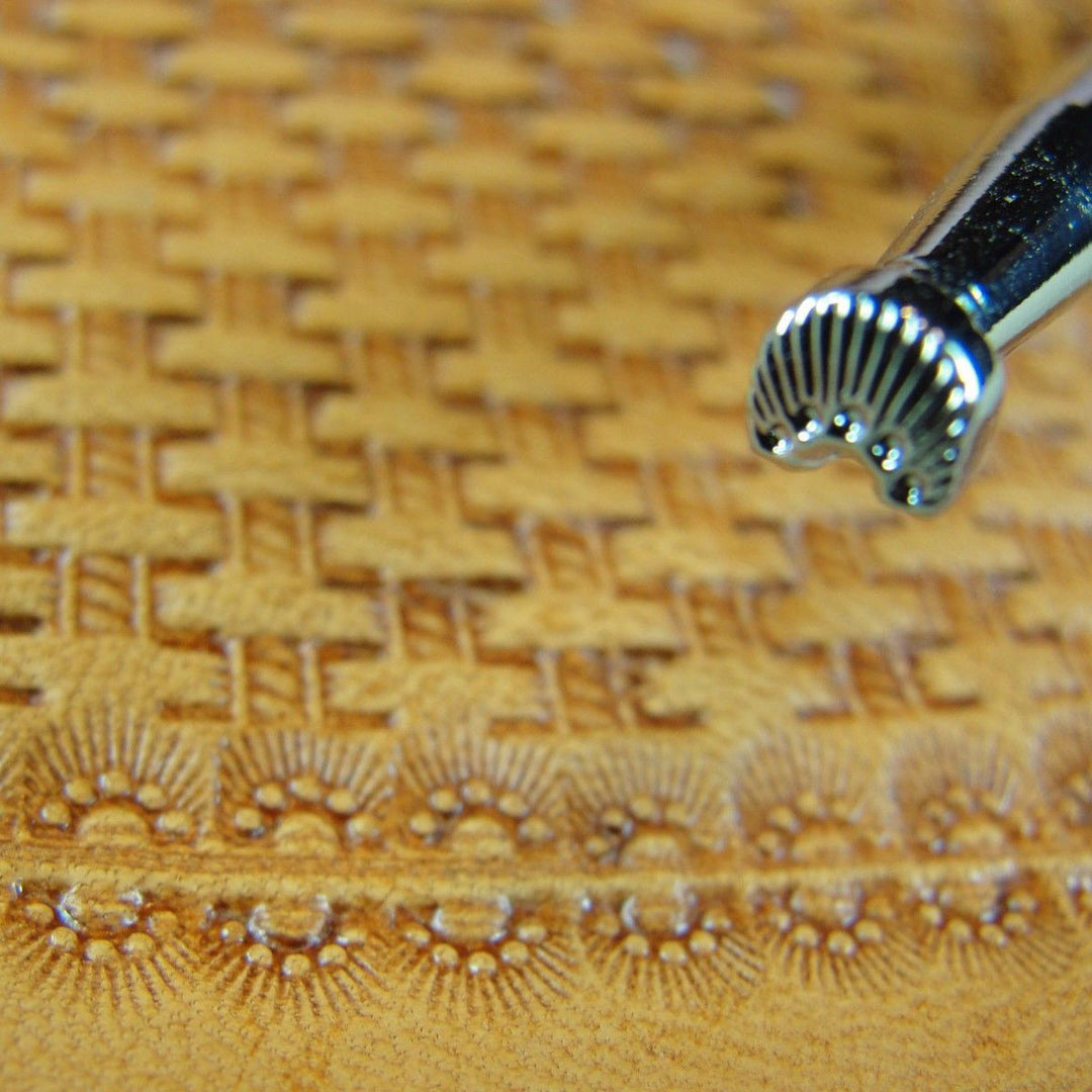 N303 Small 5-Seed Border Leather Stamp | Pro Leather Carvers