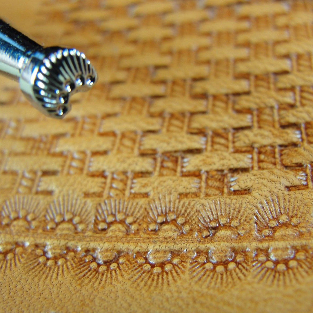 N303 Small 5-Seed Border Leather Stamp | Pro Leather Carvers