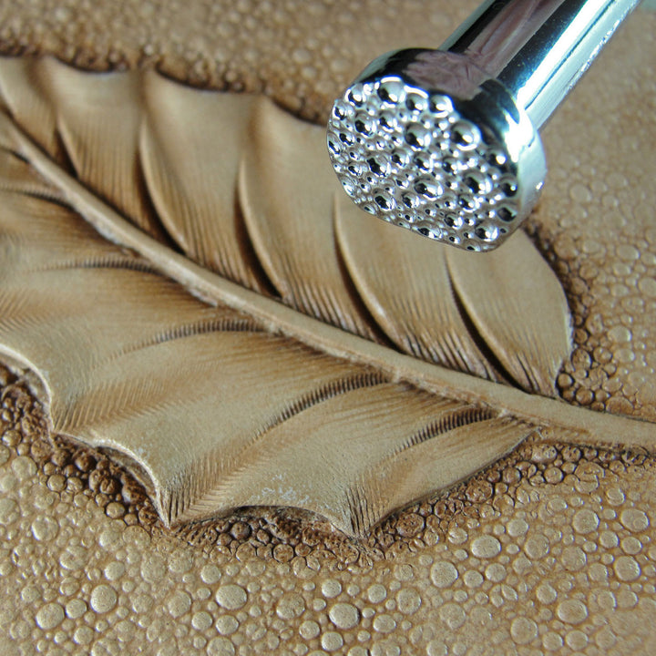 Large Pebble Matting Texture Leather Stamp | Pro Leather Carvers