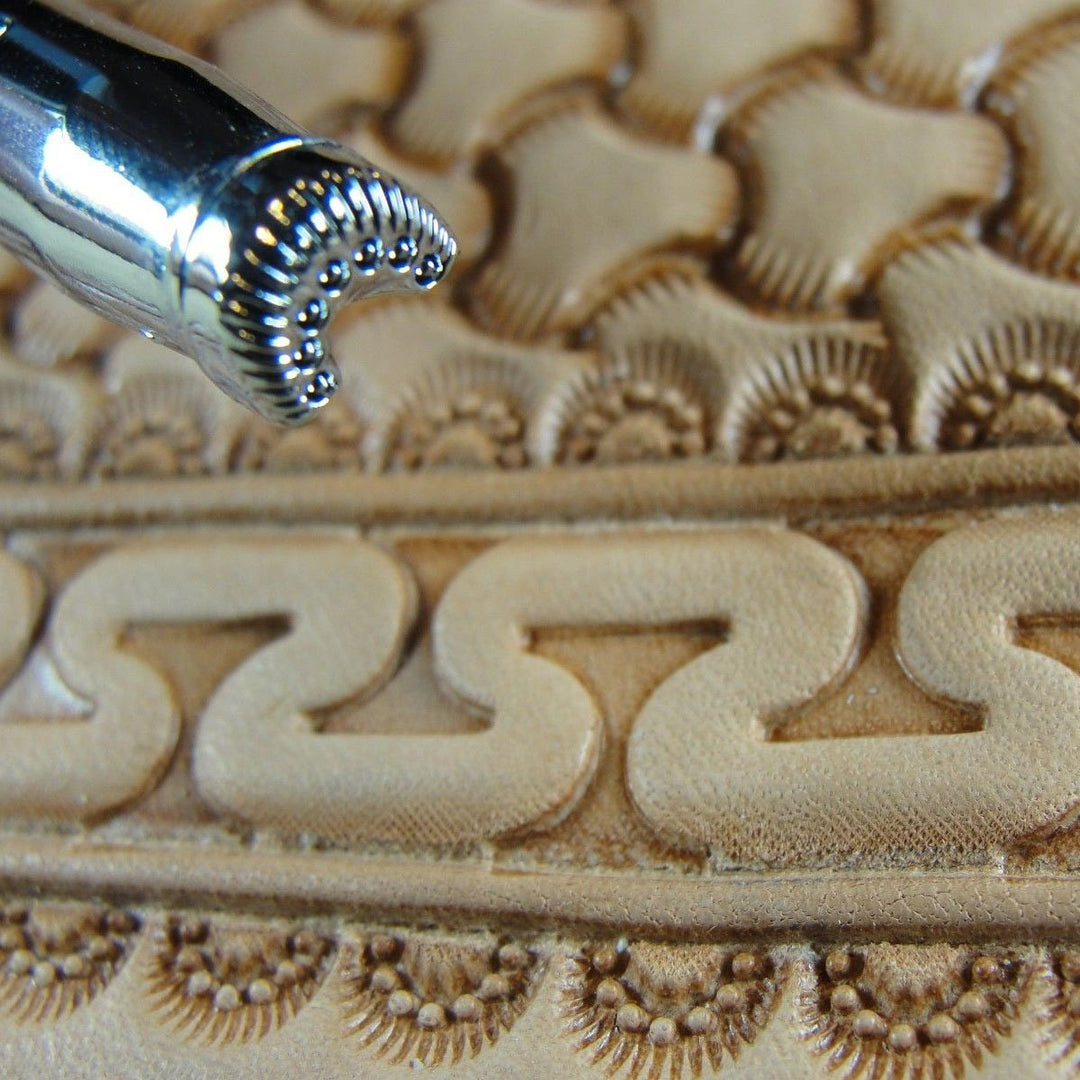 7-Seed Border Leather Stamp - Hide Crafter | Pro Leather Carvers