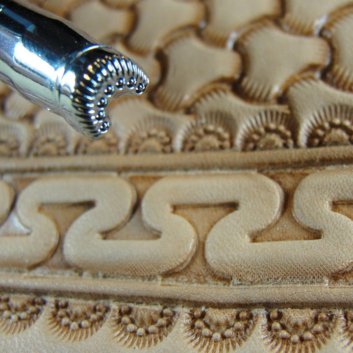 7-Seed Border Leather Stamp - Hide Crafter | Pro Leather Carvers