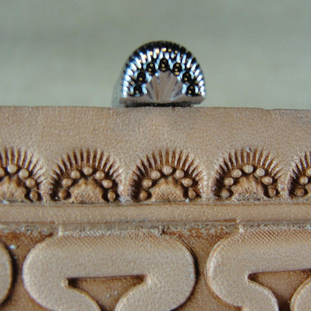 7-Seed Border Leather Stamp - Hide Crafter | Pro Leather Carvers