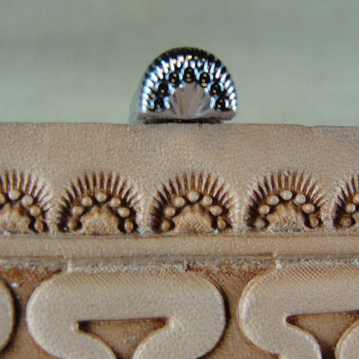 7-Seed Border Leather Stamp - Hide Crafter | Pro Leather Carvers