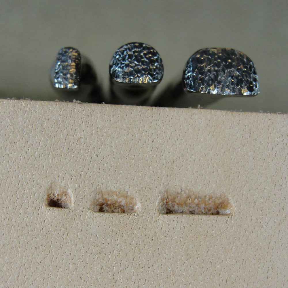 Pebble Steep Angle Beveler Leather Stamp Set | Pro Leather Carvers