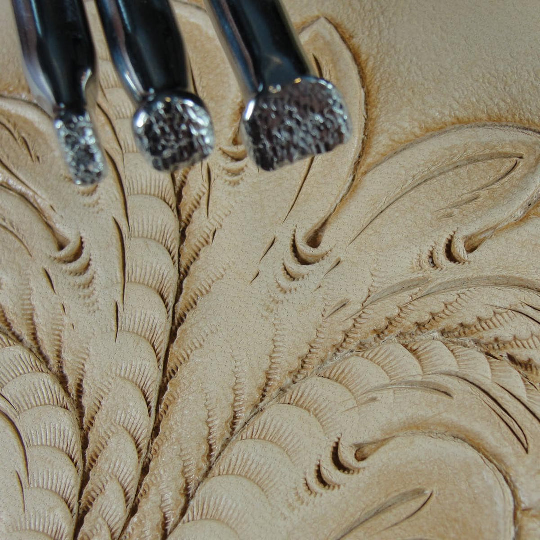 Pebble Steep Angle Beveler Leather Stamp Set | Pro Leather Carvers