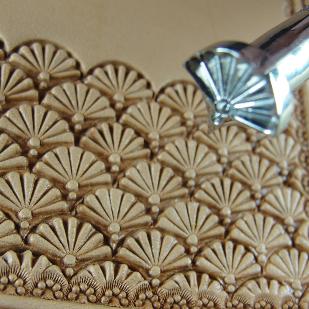 Petal Shell Geometric Leather Stamp - Barry King | Pro Leather Carvers