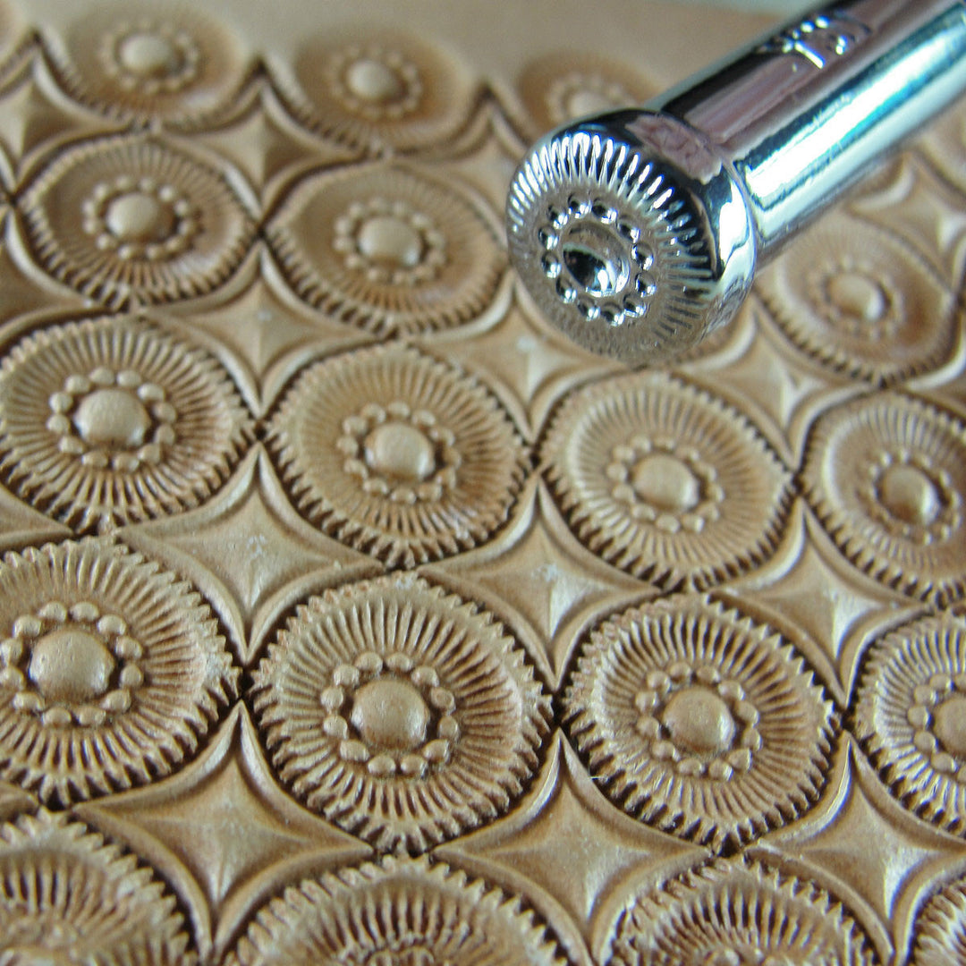 Flower Center Leather Stamp- Hide Crafter | Pro Leather Carvers