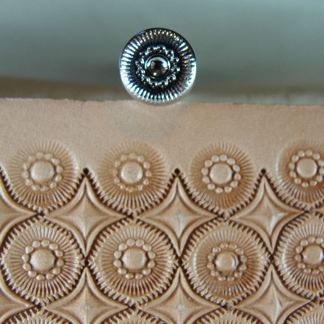 Flower Center Leather Stamp- Hide Crafter | Pro Leather Carvers