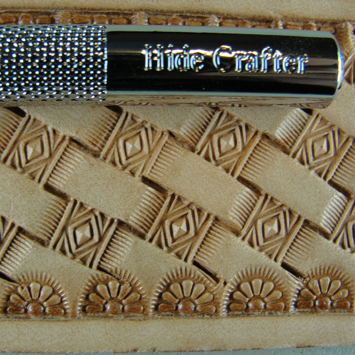 Diamond Basket Leather Stamp - Hide Crafter | Pro Leather Carvers