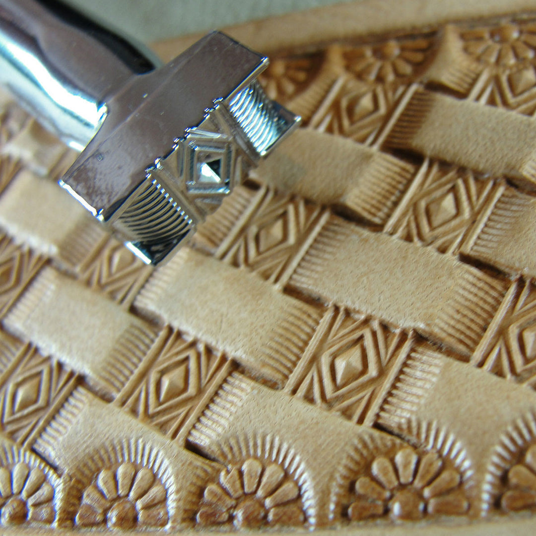 Diamond Basket Leather Stamp - Hide Crafter | Pro Leather Carvers