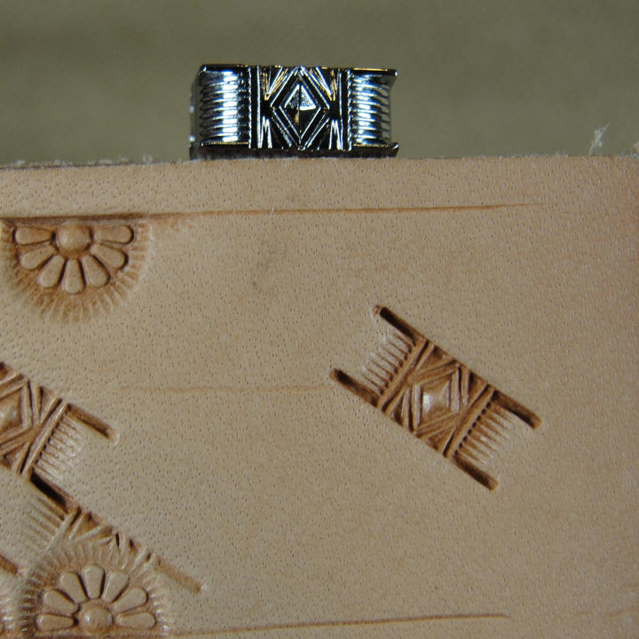 Small Diamond Basket Weave Leather Stamp | Pro Leather Carvers