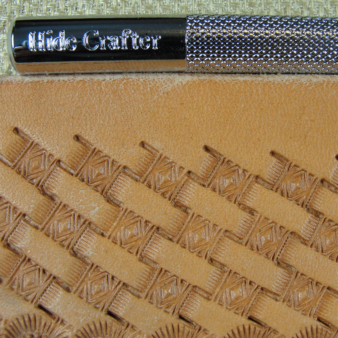 Small Diamond Basket Weave Leather Stamp | Pro Leather Carvers